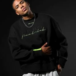 Remise 💯 Sweat Crewneck Large NERO 1st Drop Limited Carbon Black de NERO x Final Club 🤩 -Final Club Soldes final club 321388 FINAL 992 20220706T141811 05