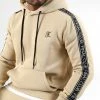 De gros 🤩 Sweat Capuche Premium A Bandes 1057 Beige de Final Club 🎁 -Final Club Soldes final club 331173 FINAL 1057 20221010T154925 02