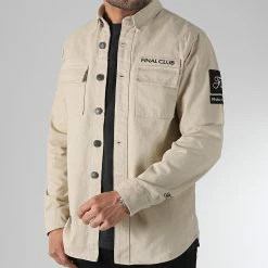 Meilleure vente ✨ Surchemise En Jean 1023 Beige de Final Club 🔔 -Final Club Soldes final club 332456 FINAL 1023 20221104T113511 04